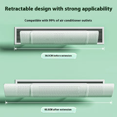 General-purpose Central Air Conditioning Duct Air Conditioning Air Outlet Anti-straight Blowing Wind-guiding Hood