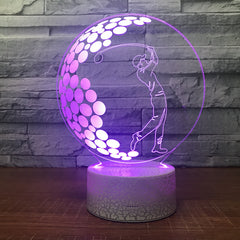 3D Small Table Lamp