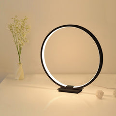Round remote control nordic desk lamp