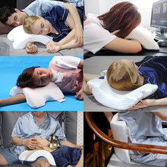 Portable Tencel Slow Rebound Sponge Arch Pillow