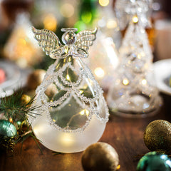 Angel Glass Light Night Light Christmas Ornament Gift
