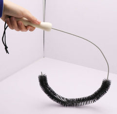 1pcs Refrigerator Condenser Coll Cleaning Brush Clothes Dryer Lint Vent Trap Cleaner Brush Foldable Washing Machine Home Brush