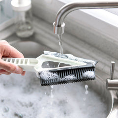 Window sill gap cleaning brush multi function brush
