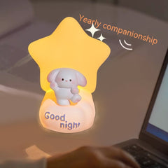 Sweet Puppy Small Night Lamp Cute Cartoon