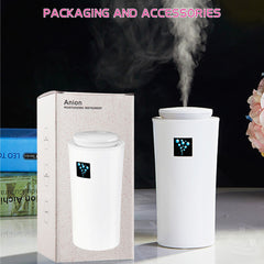 USB Car Humidifier LED Night Light Home Aroma Diffuser