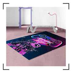 3D Game Console Handle Carpet Decorative Blanket