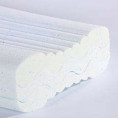 Wave-shaped Adjustable Memory Foam Pillow