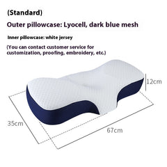 Memory Foam Neck Shaped Non-collapse Pillow Core