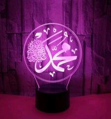 Creative new Islamic 3D table lamp 3D visual light new strange 3D night light