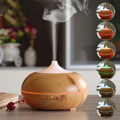 Colorful Wood Grain Aroma Diffuser Household Air Humidifier