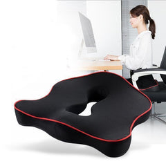 Summer New Subject 2 Examination Seat Cushion Air Permeability Slow Rebound Memory Cotton Seat Cushion for Men and Women Button Hemorrhoids Cushion