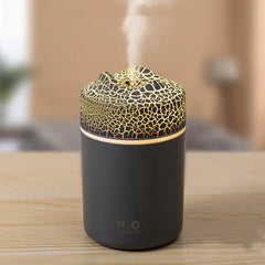 Mini Desktop Humidifier Volcanic Crack Colorful