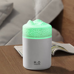 Mini Desktop Humidifier Volcanic Crack Colorful