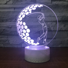 3D Small Table Lamp