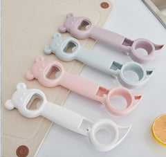Four-in-one Beverage Bottle Opener Household Canning Tool Can Opener Kitchen Creative Bottle Opener