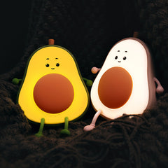 Creative Avocado Small Night Lamp Soft Light Timing
