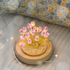 Led Tulip Artificial Flower Small Night Lamp