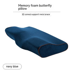 Memory Cotton Slow Rebound Butterfly Shaped Pillow Cervical Health Care