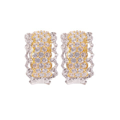 European And American Vintage Lace Star Earrings