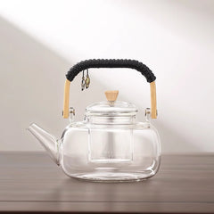 Heat-resistant Glass Kettle Teapot