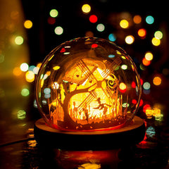 Hand-made Three Dimensional Night Light