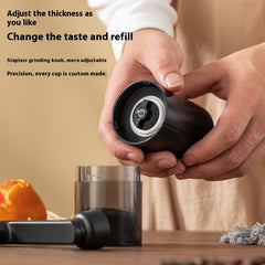 Manual Bean Grinder Electric Coffee Machine Household Small Portable
